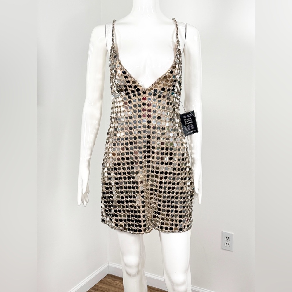 Retrofete Airalyse Embellished Dress Size M — image 7 of 8